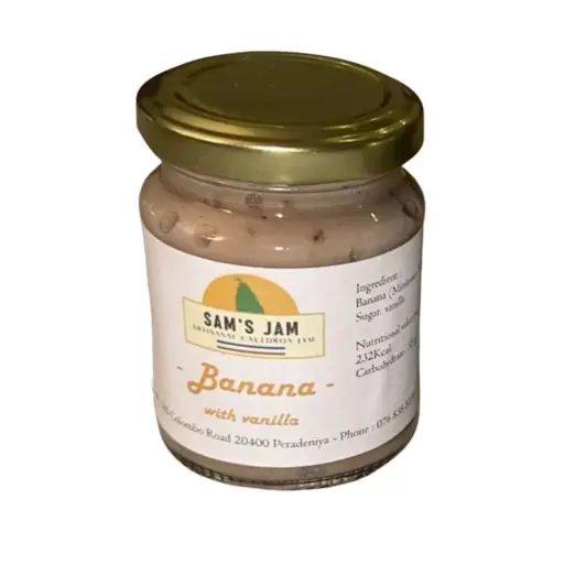 Confiture - Banana Vanilla (150g) - Sam's Jam